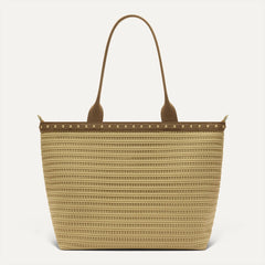 The Lightweight Zip Tote - Brown Butter Crochet